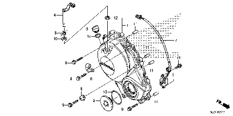 RIGHT CRANKCASE COVER