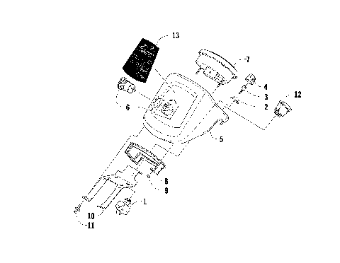 INSTRUMENT POD ASSEMBLY [89448]