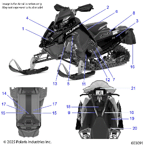 BODY, DECAL, CASCADE GREEN SIDE PANEL W/WHITE TRIM - S26TLC9BS/TLR9BS/BEL
