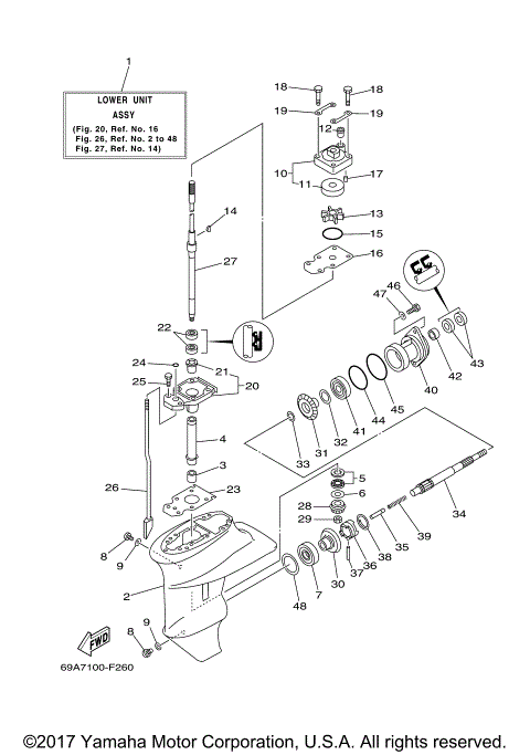 LOWER CASING DRIVE 1