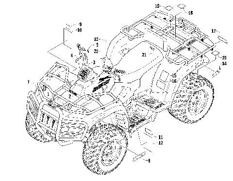 BODY PANEL AND DECALS [87994]