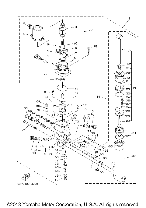 POWER TRIM TILT ASSY