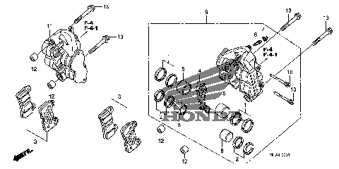 FRONT BRAKE CALIPER (2)