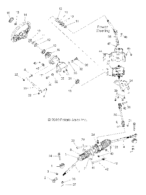 STEERING, STEERING ASM. - R11XY76FX (49RGRSTEERING11RZRSI)