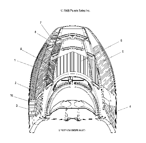 HOOD FOAM/FOIL - S07NT5BS/BSA/BE/BEA (49SNOWHOODSCFLSUPER)