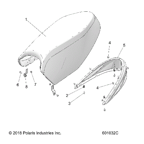 BODY, SEAT ASM. - S19MDX6JSA/JEA (601032C)