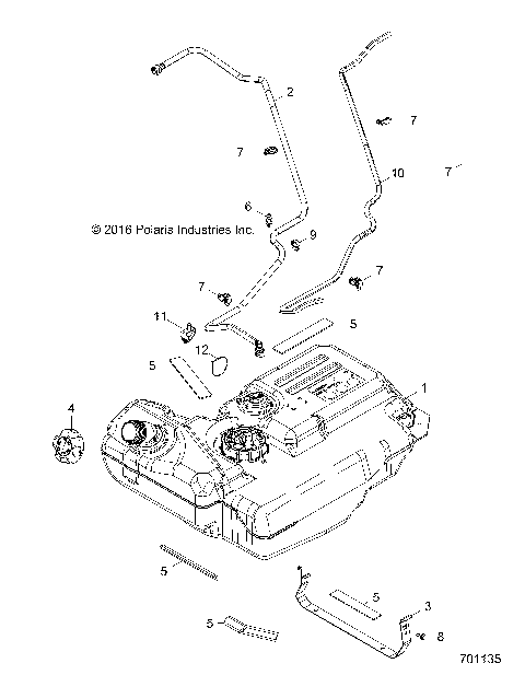 BODY, FUEL TANK - Z17VBA87A2/E87AB/AK/AM/LK (701135)