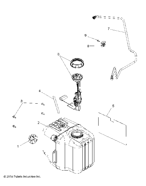 BODY, FUEL TANK ASM. - R15RMA57AA/AR/AC/LA/EAZ/H57AR (49RGRFUEL15570)