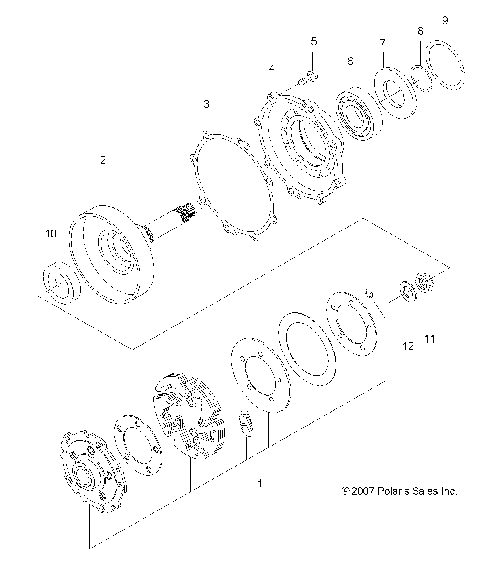 ENGINE, CLUTCH - A10LH46AX/AZ (49ATVCLUTCH08SP400)