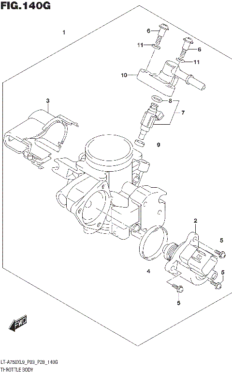 THROTTLE BODY (LT-A750XPZL9 P03)