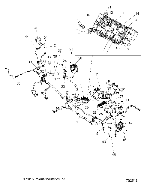 ELECTRICAL, WIRE HARNESS - R19RGE99F2/FF/SC2/SFF (702518)