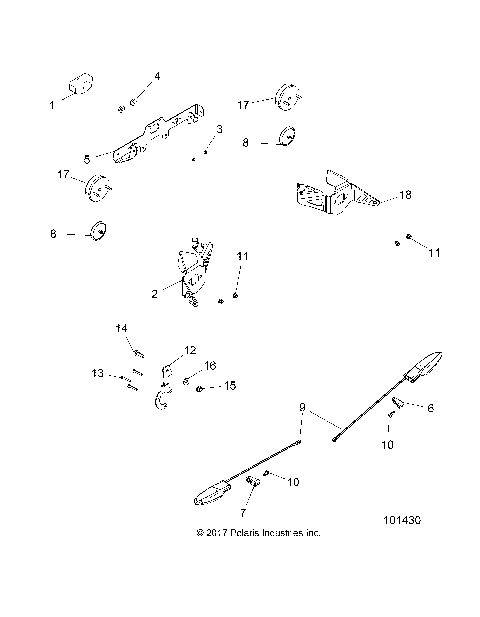 ELECTRICAL, TURN SIGNALS and LICENSE PLATE - A18SVE95FR [101430]