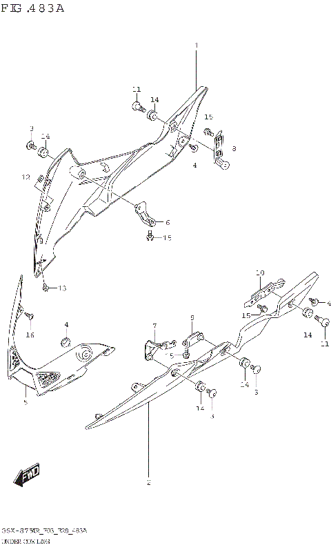 UNDER COWLING (GSX-S750,GSX-S750A)
