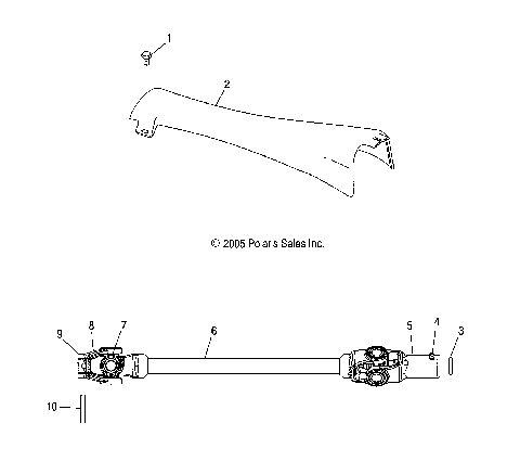 SHAFT, PROP - A07CL50AA (4999201649920164A13)