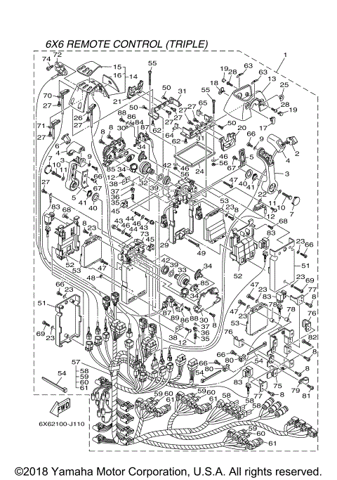 DEC REMOTE CONTROL (TRIPLE)