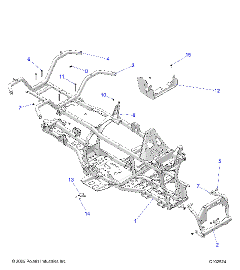 CHASSIS, FRAME - A25SJR57AM (C102824)