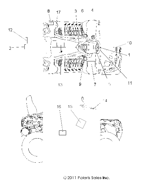 BODY, DECALS - A12DN5EFR (49ATVDECAL12SPTRGEPS550I)