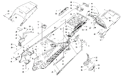 TUNNEL, REAR BUMPER, AND SNOWFLAP ASSEMBLY [104053]
