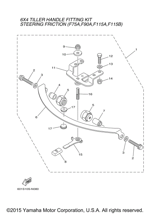 STEERING FRICTION F75 F90 F115