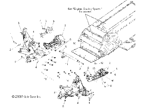 CHASSIS, BULKHEAD ASM. - S10BF6KSL/KSA/KEA (49SNOWCHASSISFRT10PR)