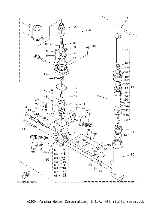 POWER TRIM TILT ASSY