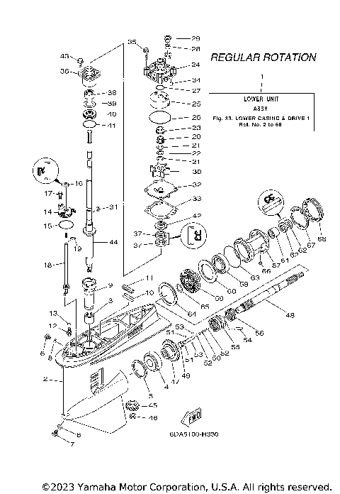 LOWER CASING DRIVE 1
