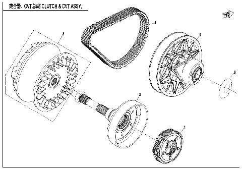 CVT ASSY.