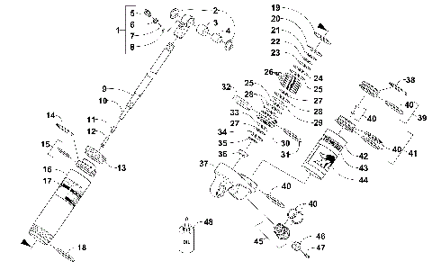 REAR SUSPENSION REAR ARM SHOCK ABSORBER [101941]