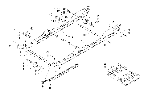 SLIDE RAILS AND TRACK ASSEMBLY [86543]