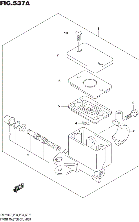 FRONT MASTER CYLINDER