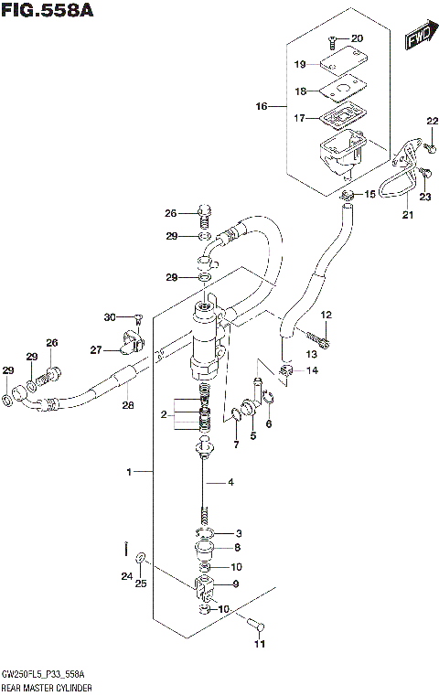 REAR MASTER CYLINDER