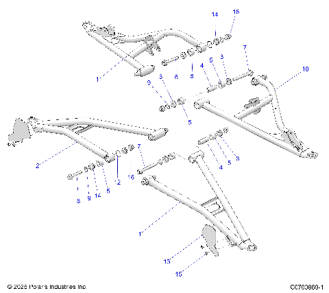 SUSPENSION, FRONT CONTROL ARMS