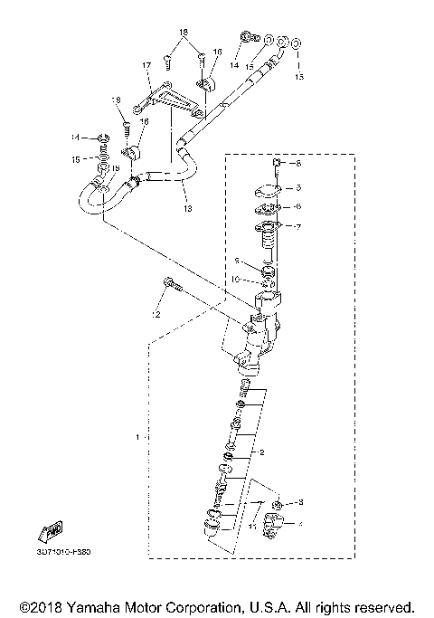 REAR MASTER CYLINDER