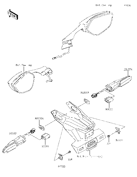 2025 Kawasaki Motorcycles Parts-Finder Diagrams | Cities