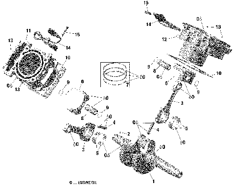 01- Crankshaft, Piston And Cylinder -  1010R
