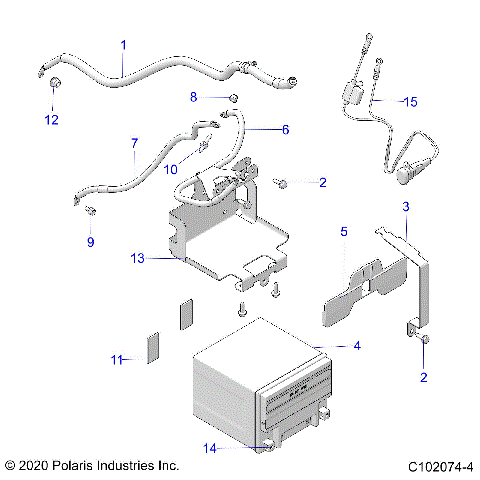 ELECTRICAL, BATTERY - A21SGE95AK (C102074-4)