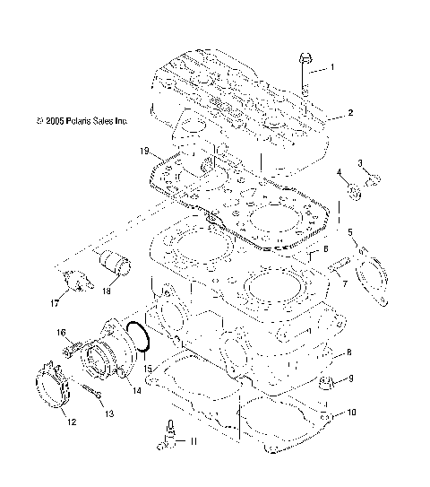 ENGINE, CYLINDER - S12SU4BEL (4997559755C07)