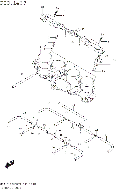 THROTTLE BODY (GSX-S1000RQM4 E33)