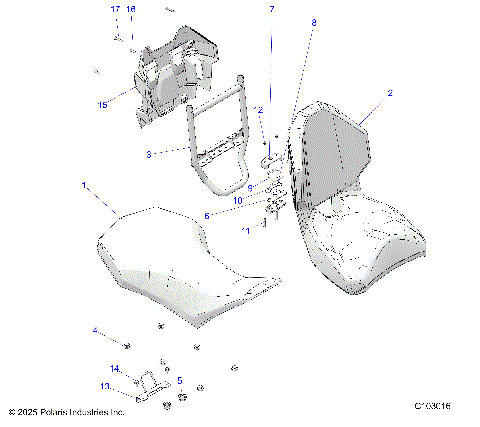 BODY, SEAT - A26SLD95CJ (C103016)