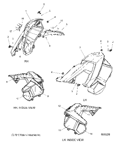 BODY, SIDE PANELS - S21DDL8RS ALL OPTIONS (600228)