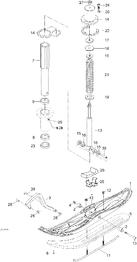 07- Front Suspension And Ski