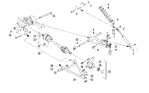 FRONT SUSPENSION ASSEMBLY [97318]