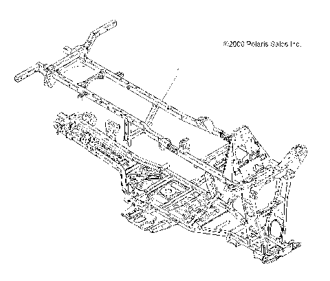CHASSIS, FRAME - A09TN50EA (49ATVFRAME09SPX2500QD)