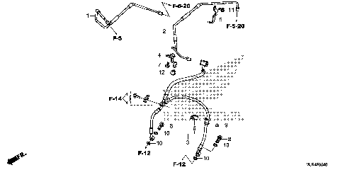 FRONT BRAKE HOSE (ABS)