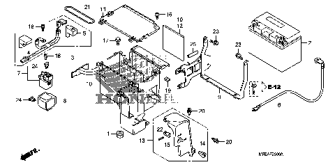 BATTERY (VT750C2F/C2B)