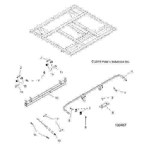 BODY, DUMP BOX LEVER and SHOCK MOUNTING - A23S6E57F1/FK (100467)