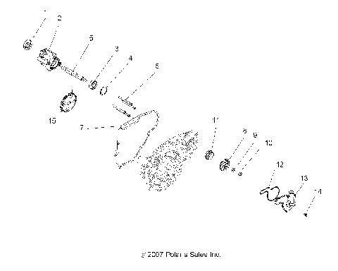 ENGINE, OIL PUMP and WATER PUMP - A08TN68AX/AZ (49ATVOILPUMP08SPX27)