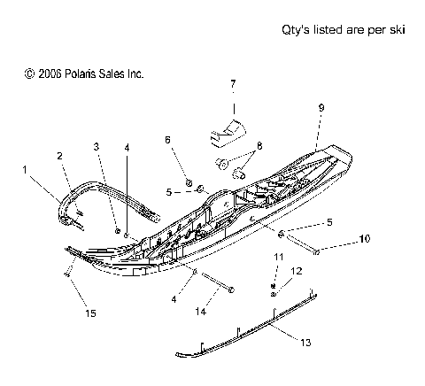 SKI - S07NJ5BS/BE (49SNOWSKIASMTRAILRMK)