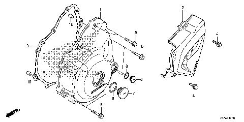 LEFT CRANKCASE COVER