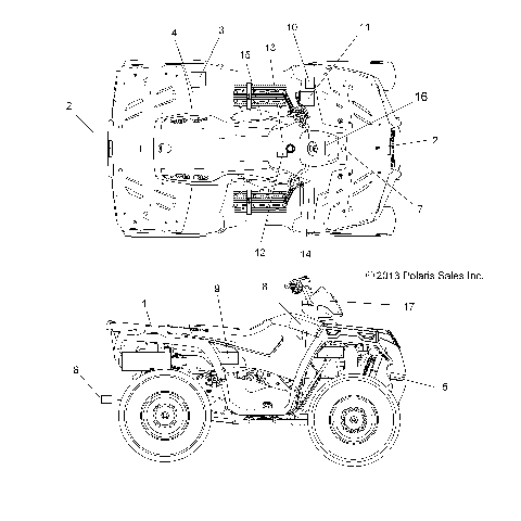 BODY, DECALS - A14MH5EAA/EAC/EAJ (49ATVDECAL14SP570EPS)